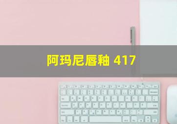 阿玛尼唇釉 417